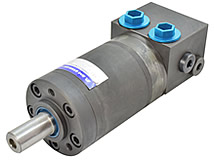 Langsamlaufender Hydraulikmotor (Zahnringmotor) Typ: OMM - mit integrierten Überdruckventilen 100bar Langsamlaufender Hydraulikmotor (Zahnringmotor) Typ: OMM - mit integrierten Überdruckventilen 100bar